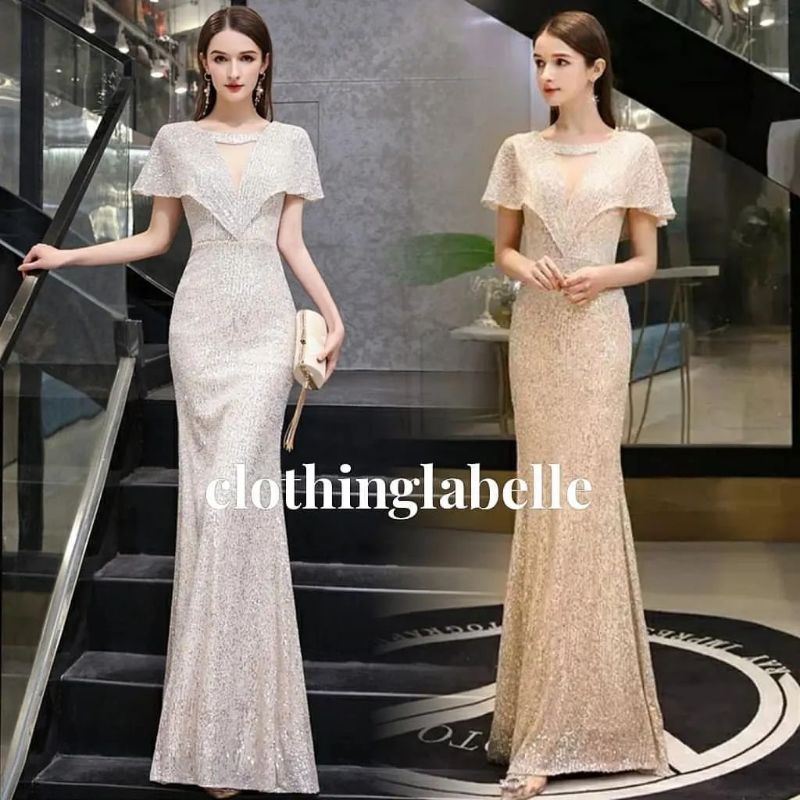 Mermaid sequin party dress