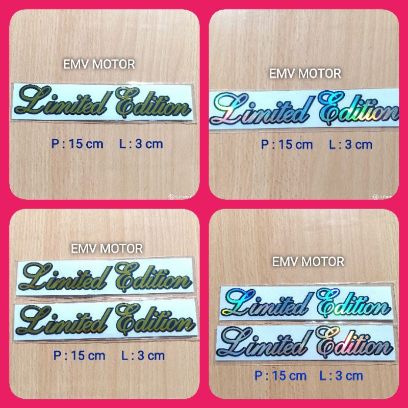 

sticker limited edition mantul