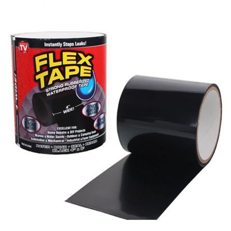 Flex Tape Lakban Hitam Super Kuat Waterproof