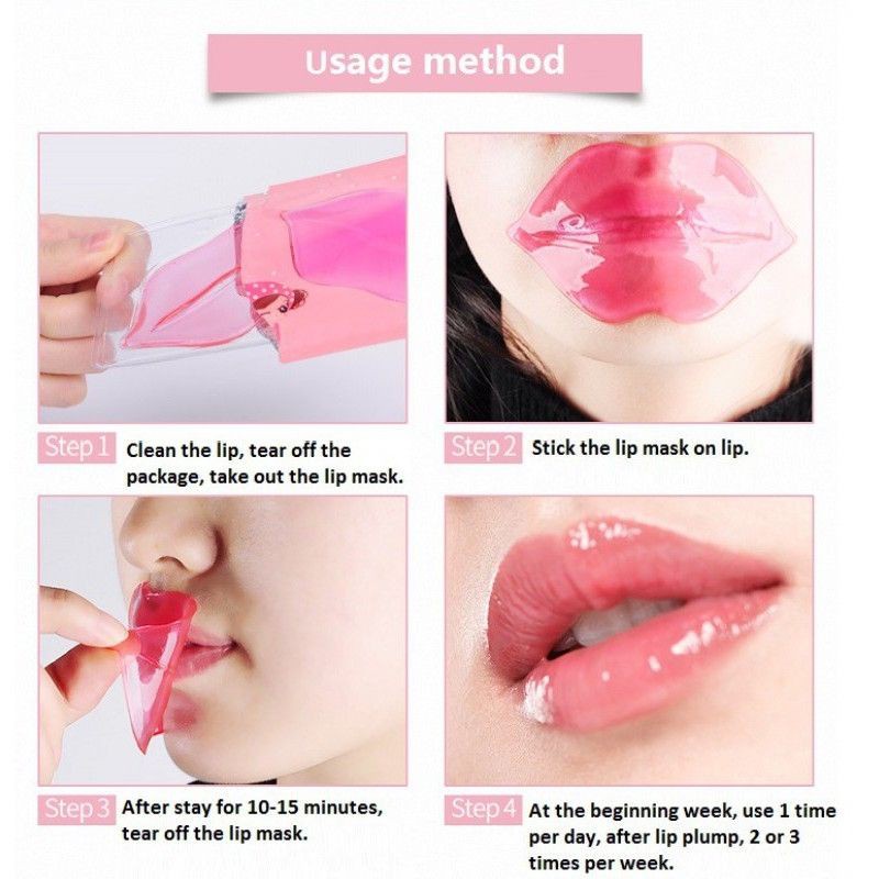 MASKER BIBIR / COLLAGEN MOISTURIZING LIP MASK ANTI DRYING XYBEIBI