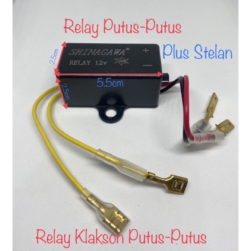 Relay Klakson Motor Bunyi Putus-Putus Relay Stelan