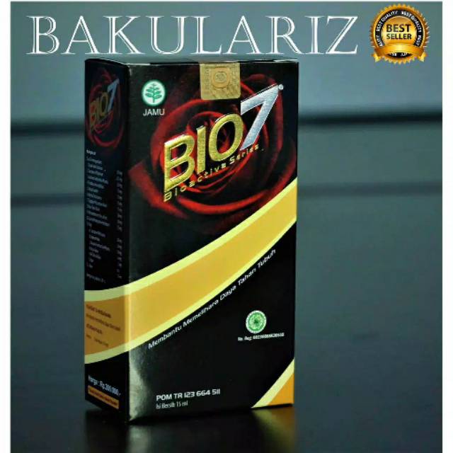 Bio 7/Bio Seven/Bio7/BioSeven Jamu Tetes 100 % Herbal Alami