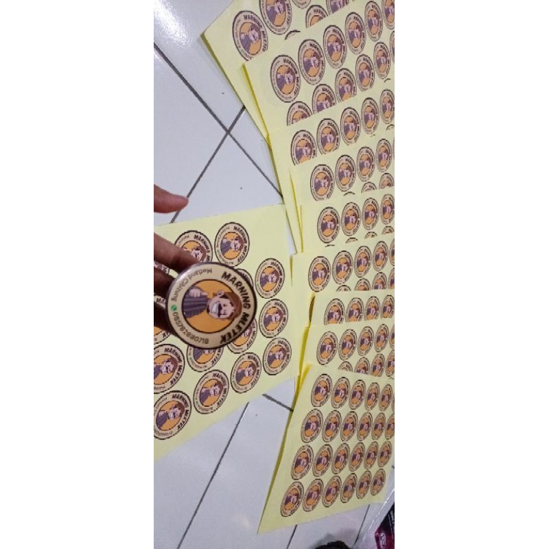

sticker label produk/kemasan