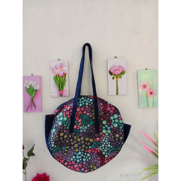 Tas wanita + clutch wanita Flowers