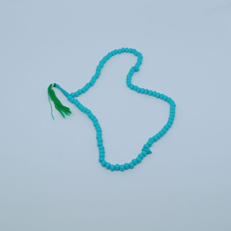 TASBIH SILINDER WARNA BIRU ISI 99 BIJI