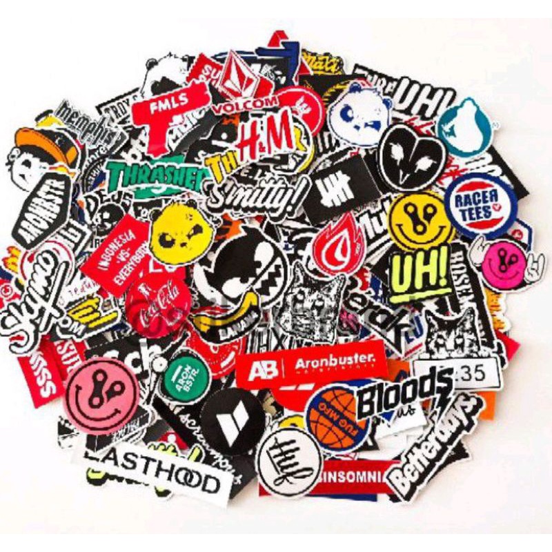 Stiker All brand serba bisa isi 20 buah