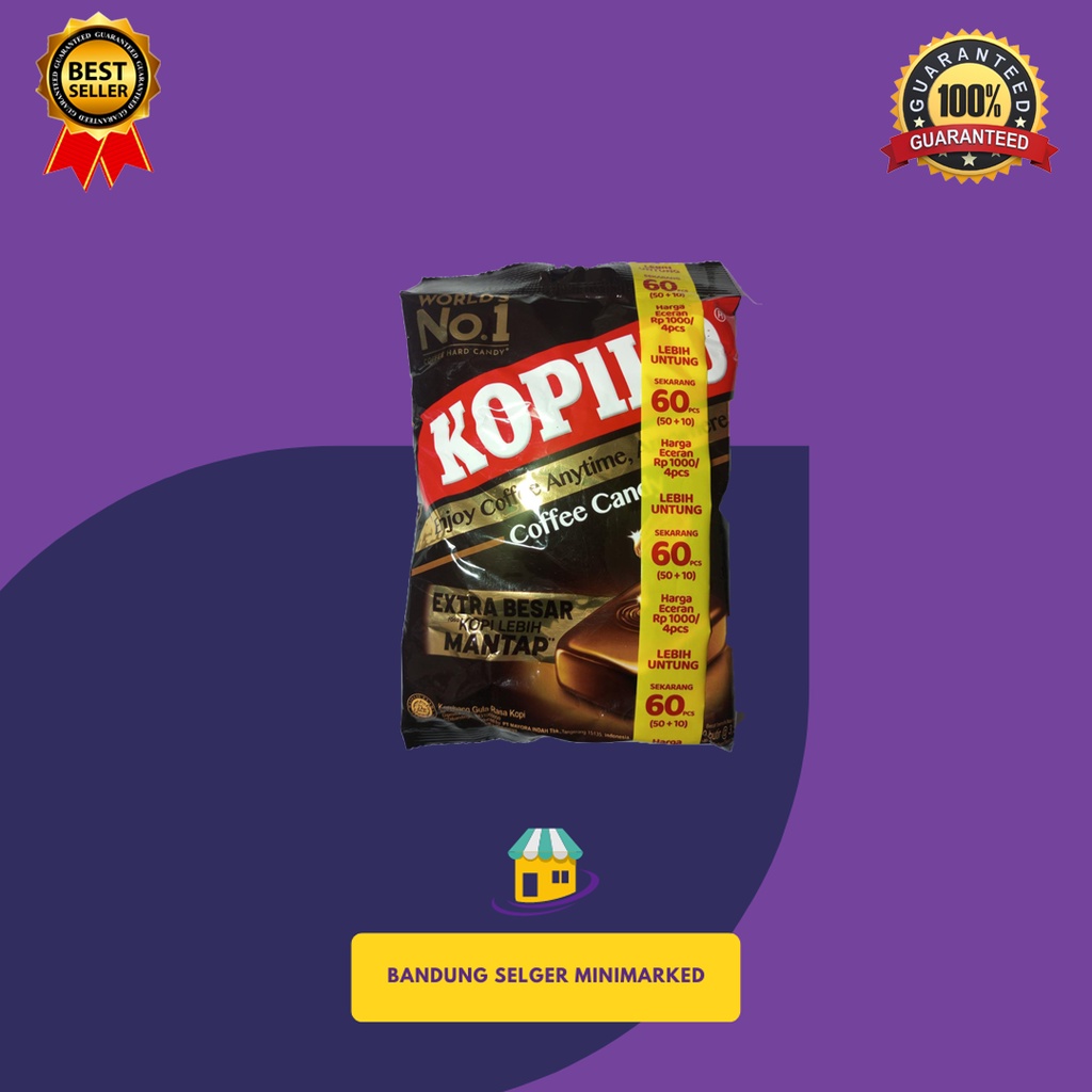 

KOPIKO - COFFEE CANDY PERMENKOPI ISI 50 BUTIR