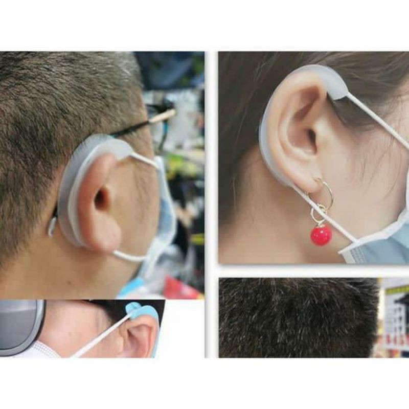 Karet Telinga Masker Karet Silicone Tali Masker Anti Sakit Ear Hook