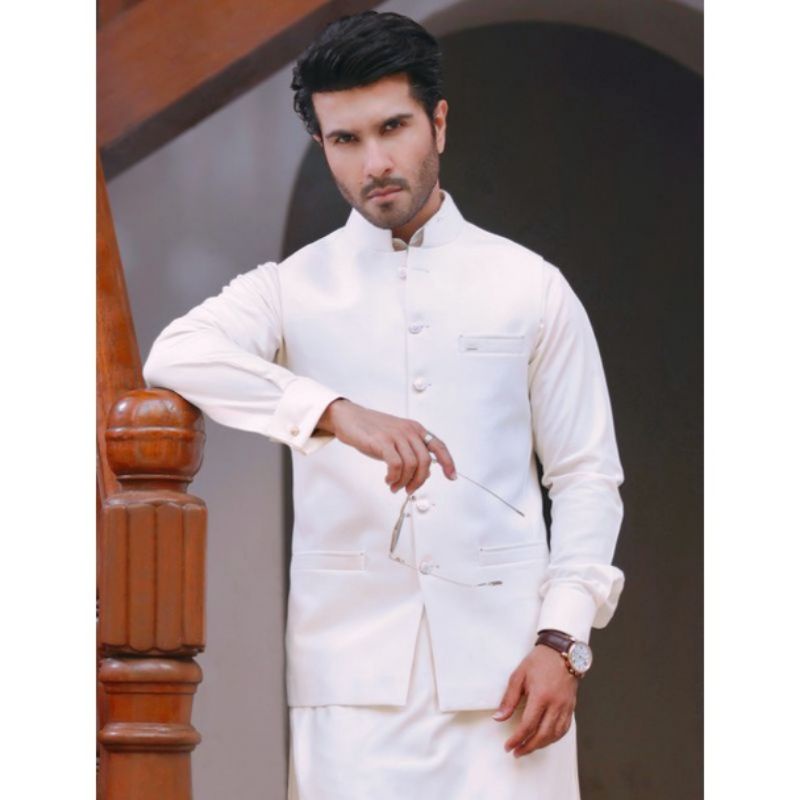 Rompi pria muslim Rompi bahan jas