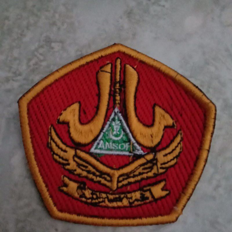 logo emblem bet atribut bordir timbul 3D BANSER ANSOR  minimal order 5 pcs boleh di campur