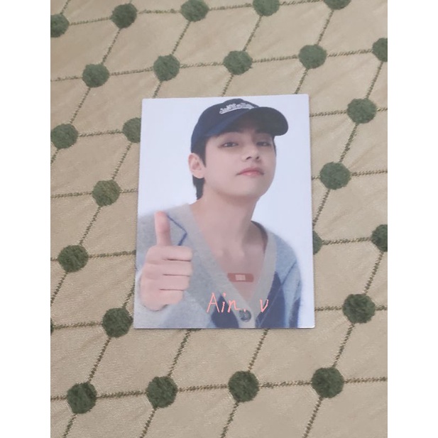 READY STOCK RPC FORTUNE BOX B OFFICIAL, PHOTOCARD BTS (TAEHYUNG V)