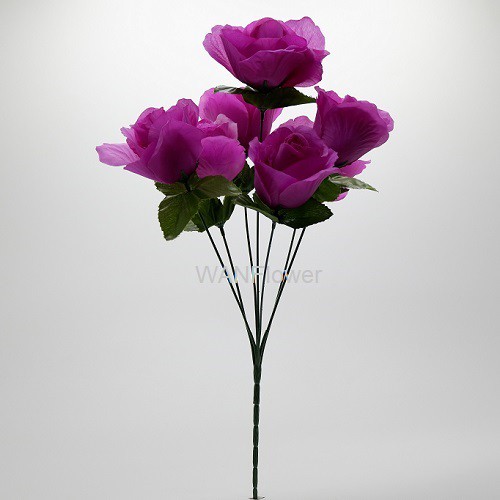 WANFLOWER Bunga Mawar Jepang X7 * UNGU