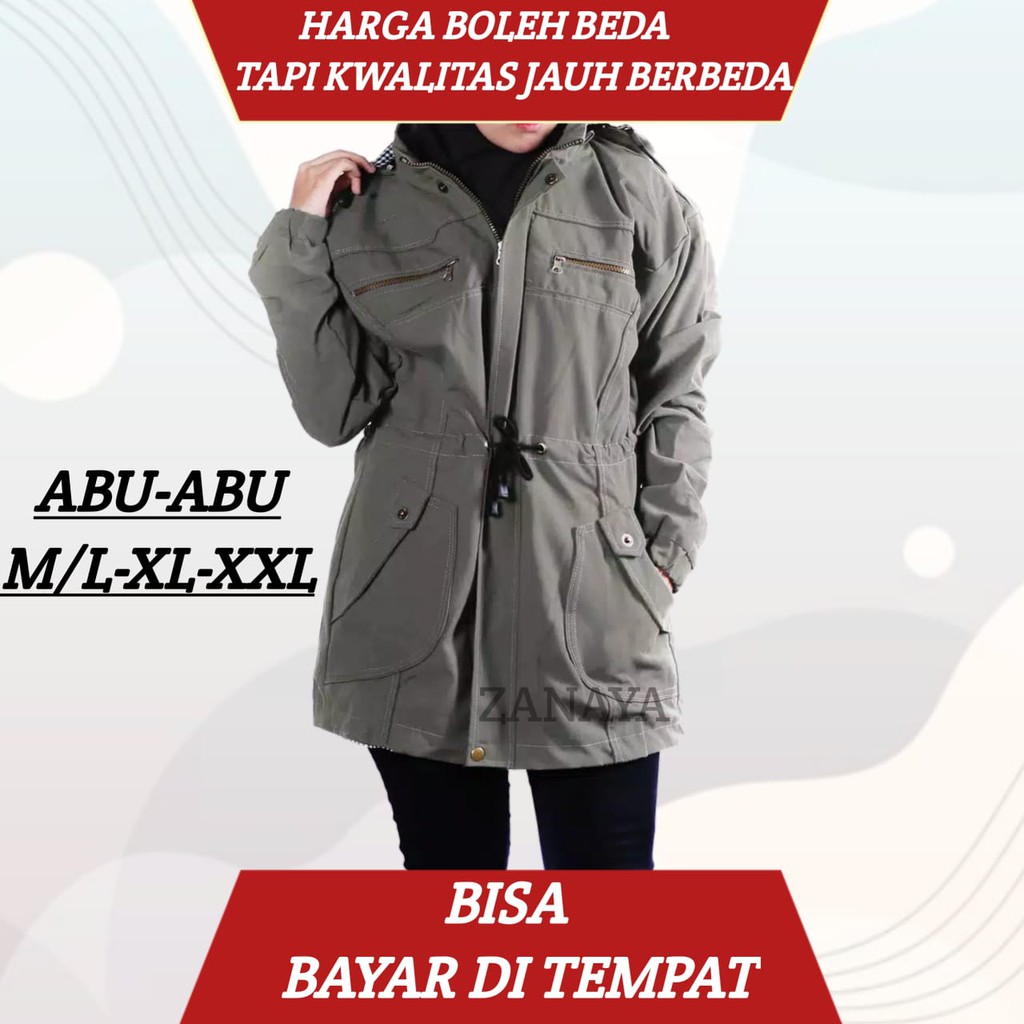 Jaket wanita parka Big Size Cocok Untuk Musim Dingin