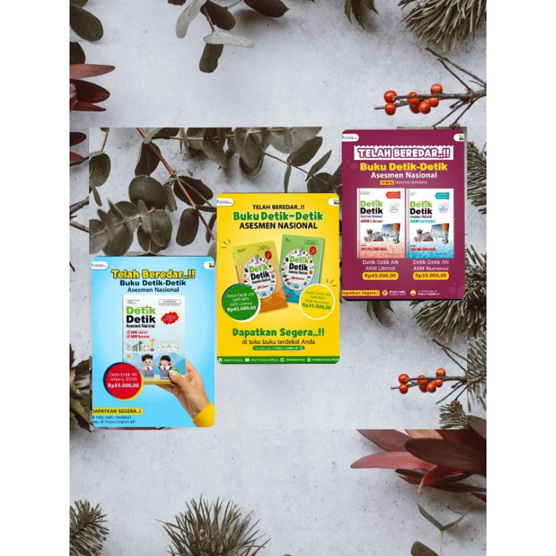 BUKU SOAL SUKSES AKM DETIK DETIK UN SD SMP SMA SMK 2021 BEST SELLER INTAN PARIWARA