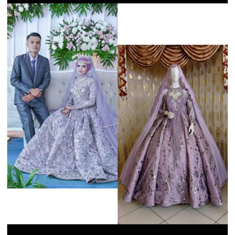 GAUN PENGANTIN BELIMBING//GAUN WEDDING MODERN //GAUN