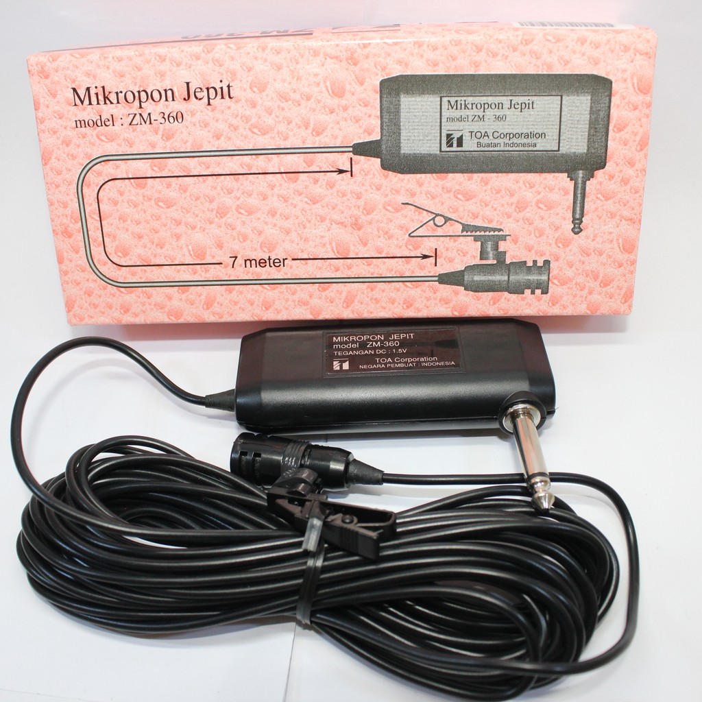 Mikrofon Jepit TOA ZM360