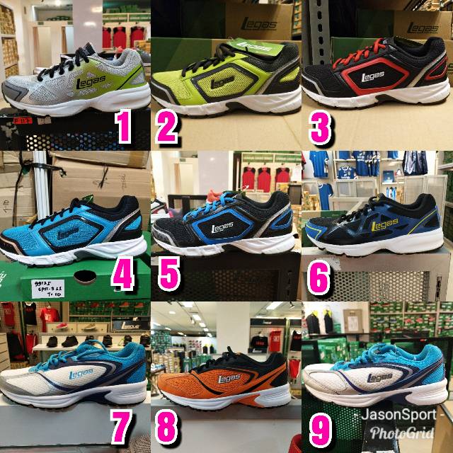 Sepatu cowo running league legas series promo murah ori lokal sneakers pria