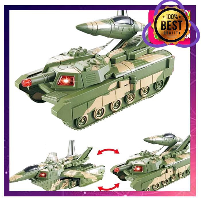 MAINAN MOBIL ROBOT COMBAT WAR TANK DEFORMATION MILITARY WAR TANK BESAR