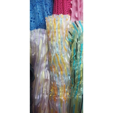 kain organdi pelangi