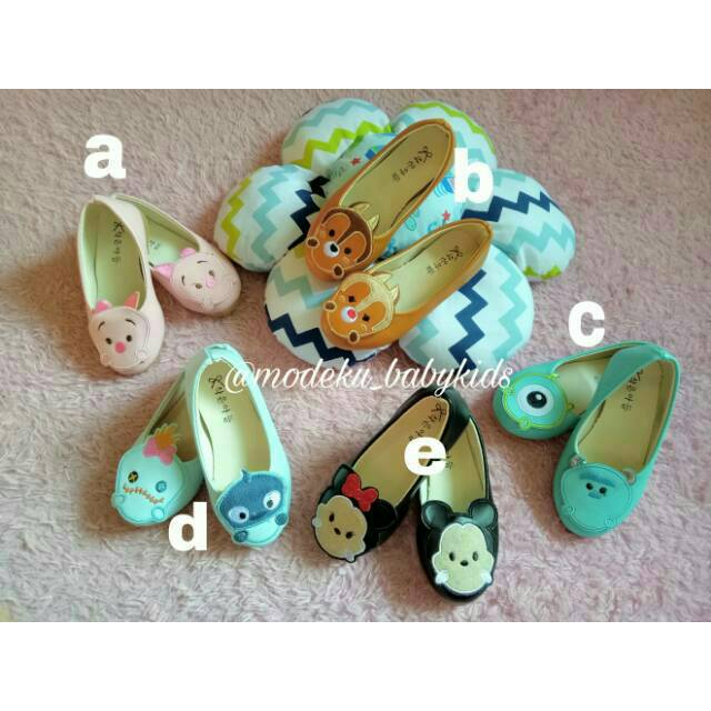 Sepatu anak tsum tsum tsumtsum kids import