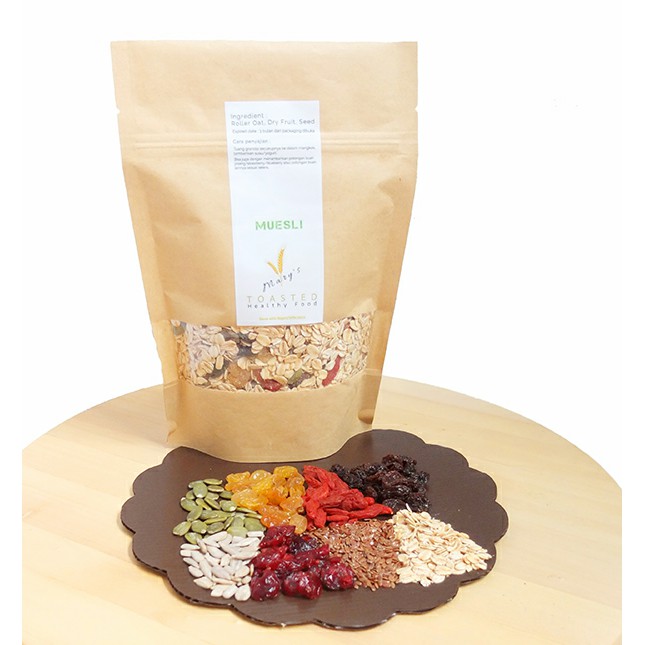 

Healthy Granola COMBI A-500gr(OAT, RAISIN, CRNBERRY, SUNFLOWR,GJIBERY)
