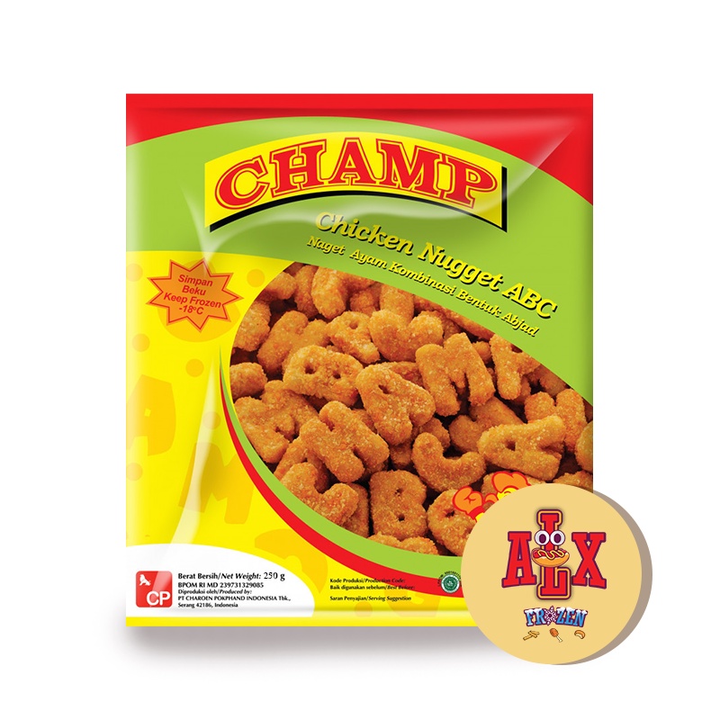 

CHAMP CHICKEN NUGGET ABC [250g]