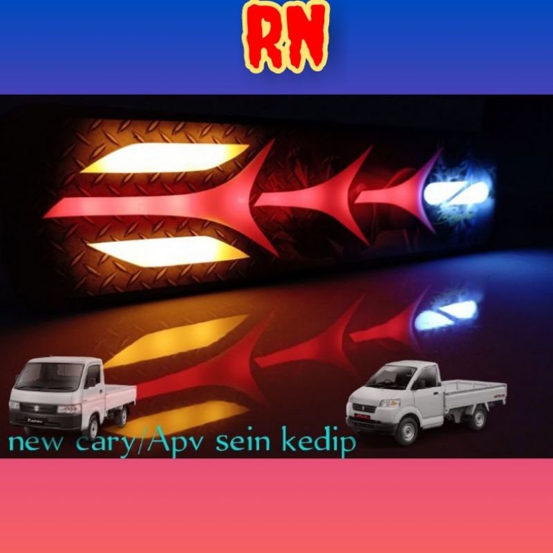 LAMPU REM KEDIP MOBIL NEW CARRY/APV PICK UP CUSTOM  VARIASI SEIN KEDIP KARAKTER