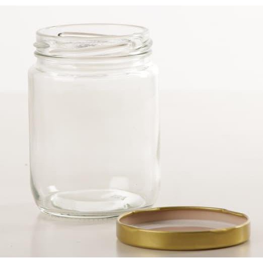 Terlaku Botol Toples Jar 250Ml Bulat (Kaca), Penutup Seng : Tempat Asi