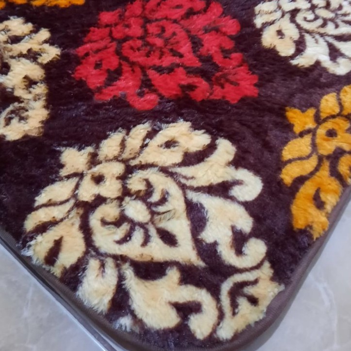 Karpet Bulu Super Lembut FONIX Malaysia Busa Empuk Anti Slip 140x180 Minimalis F120, Rasfur Korea-2