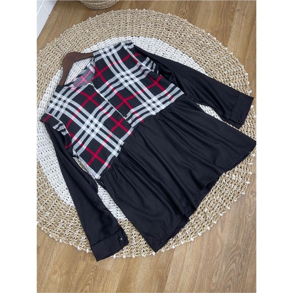 JAMINAN PROMO TERMURAH BLOUSE KEMEJA PREMIUM ZALURA ALOVA TIEAN VENGE AVRIL DINIUM GALA SALSA SQUILBI WILIAM KIMBO OVILA CHAND RIZO MORIZ VINCET KOBE ETRA-KOBE HITAM