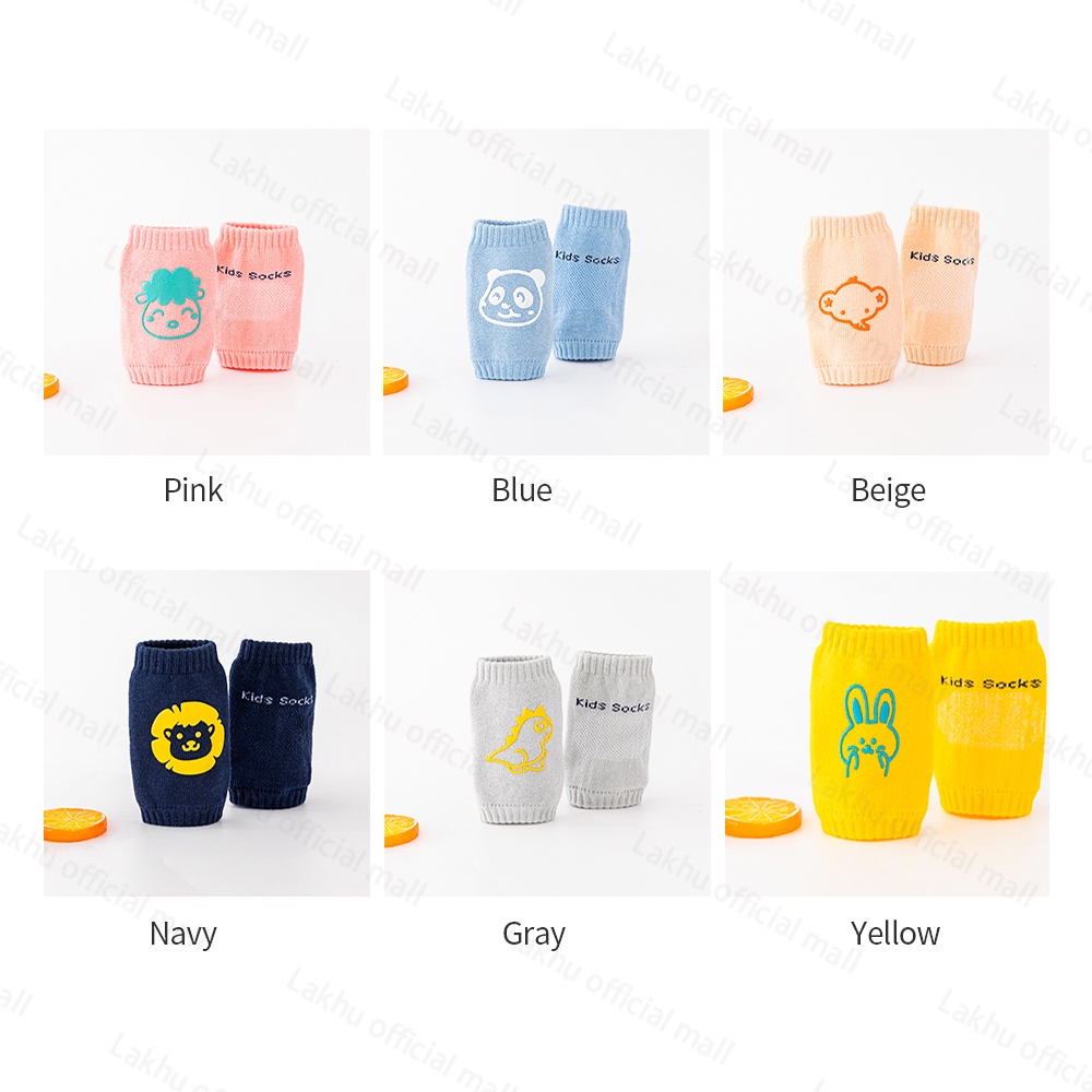 Lakhu kaos kaki pelindung lutut bayi anak merangkak anti slip/knee pad anak/kneepad bayi