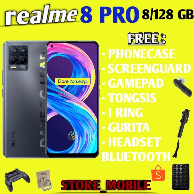REALME 8 PRO 8/128 RAM 8GB ROM 128GB GARANSI RESMI