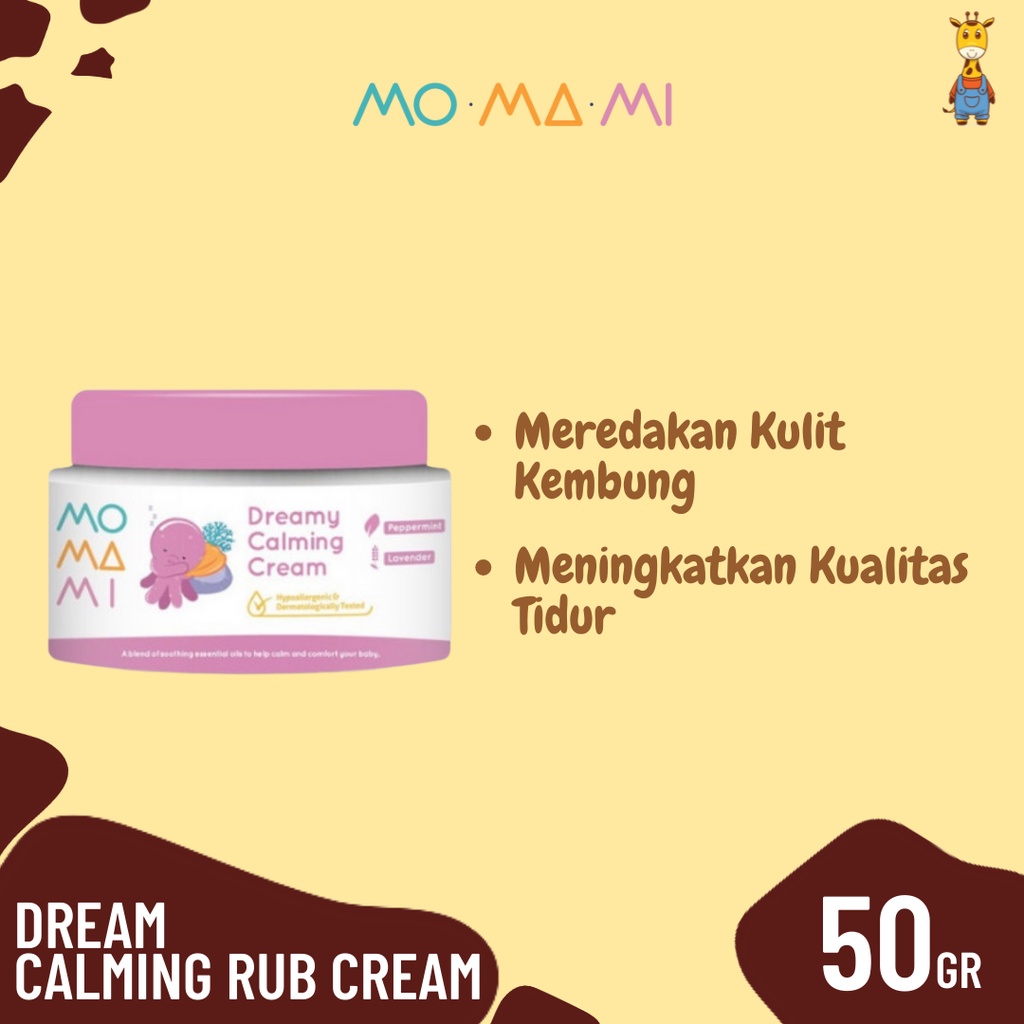 Momami Dream Calming Rub Cream 50gr