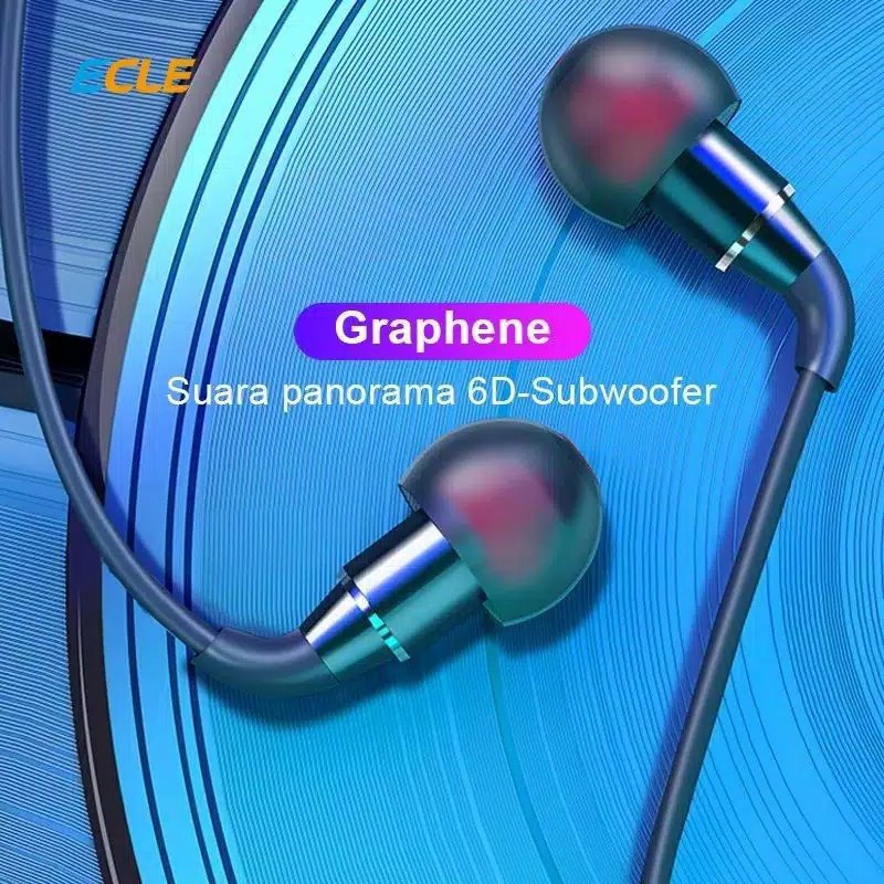 Headset ECLE EEH0120 Earphone 6D Original