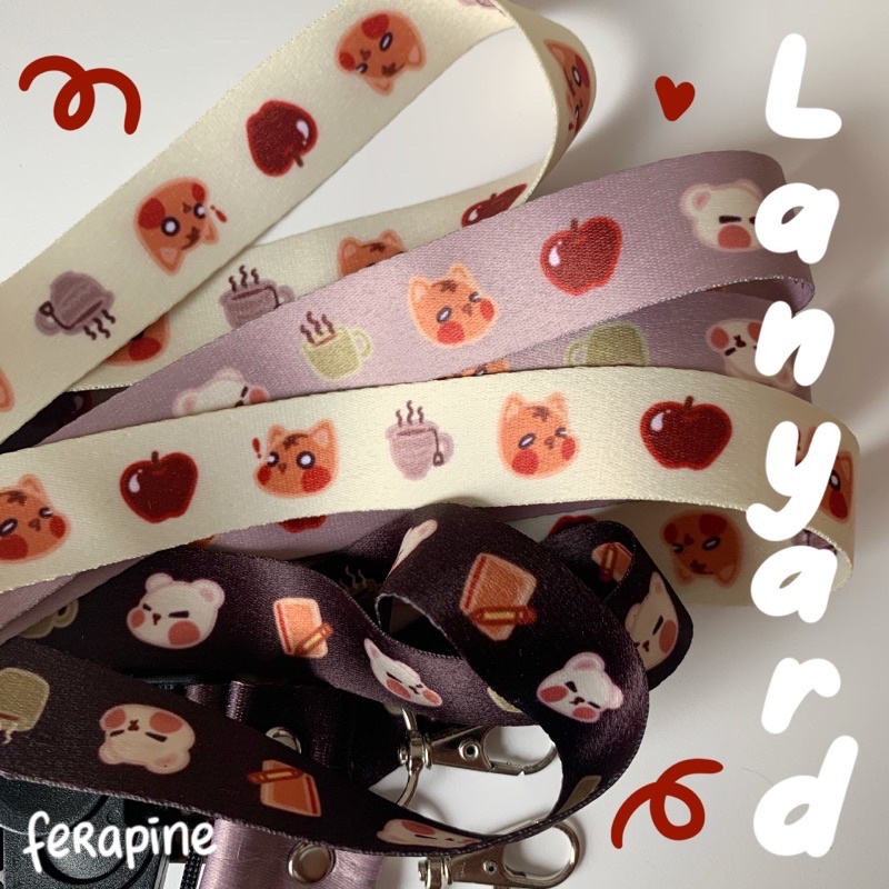 

Lanyard Toranyo and Bobe Kucing Beruang Kartun Lucu