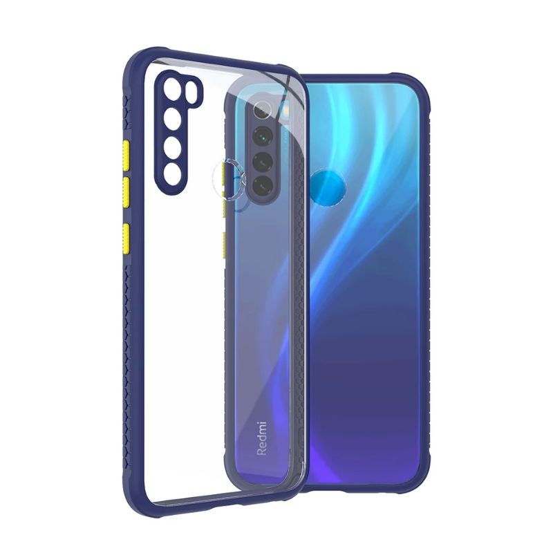 Ume Miqilin Soft Case Transparan Clear Redmi Note 8 -Hard Case Fuze Colour No Matte Dove Redmi Note8