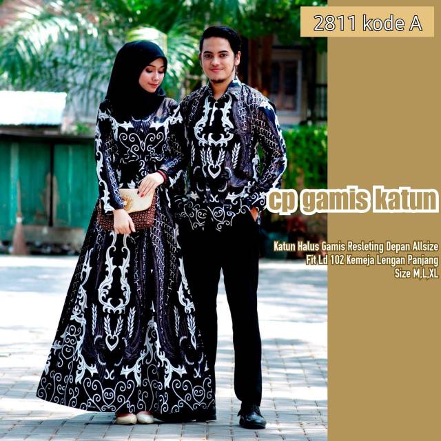 BAJU COUPLE GAMIS KATUN