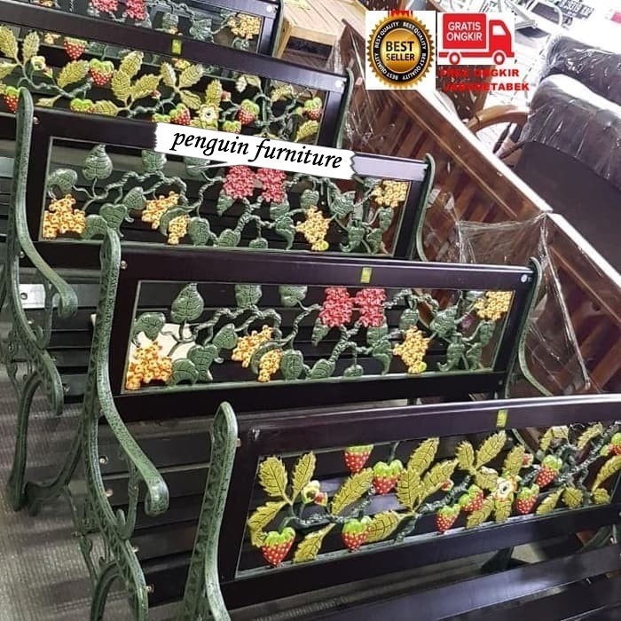 Kursi besi taman-kursi teras/1 unit kursi taman besi