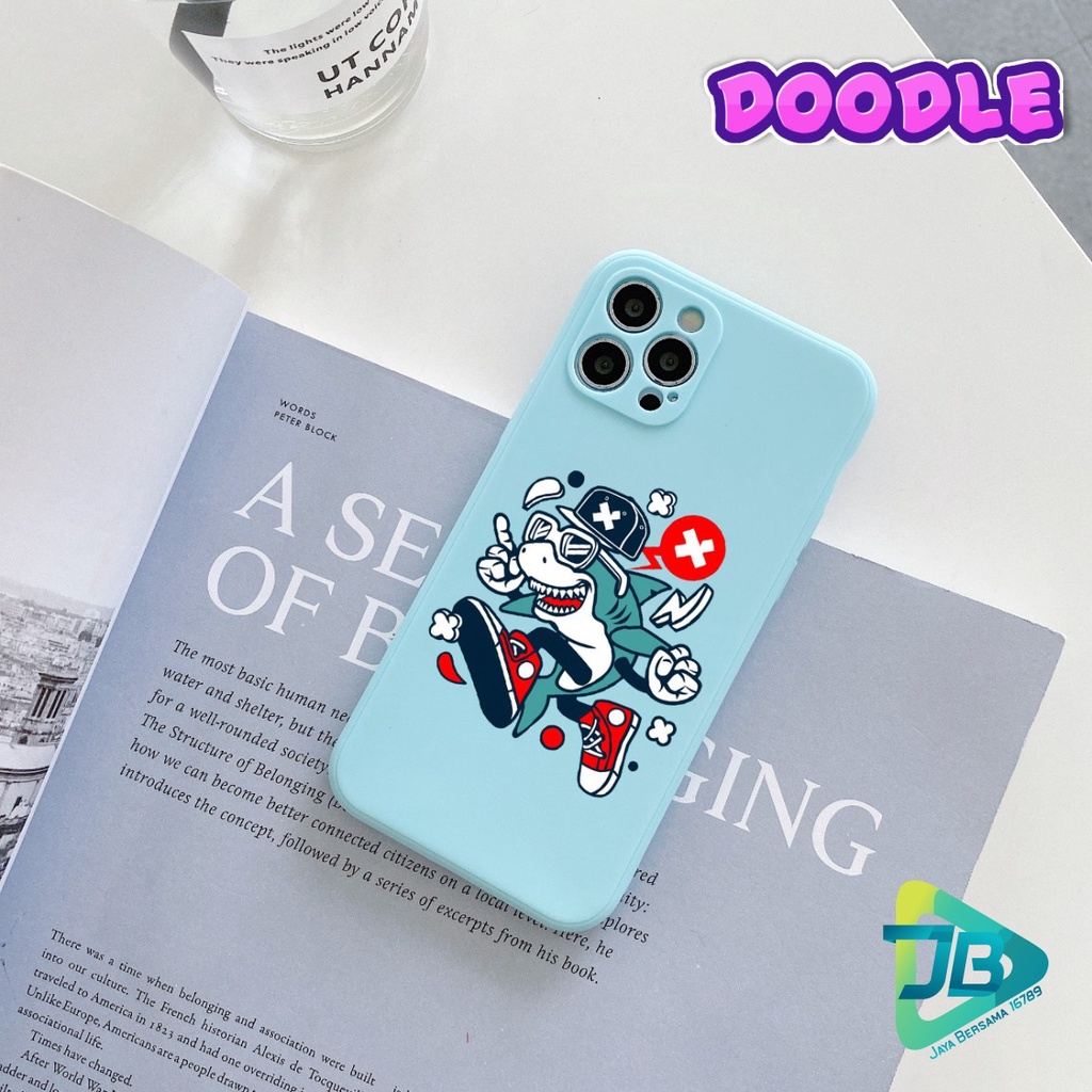 CASE CASING SOFTCASE SILIKON MACARON PELINDUNG KAMERA DOODLE OPPO VIVO SAMSUNG XIAOMI REALME IPHONE ALL TYPE JB5320