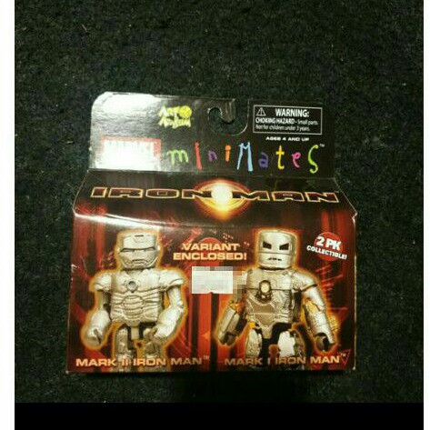 Marvel Minimates Mark 2 Iron Man & Mark 1 Iron Man Diamond Select Toys