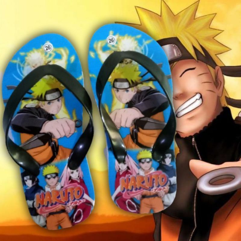 Sandal Jepit Anak Laki laki Printing Naruto