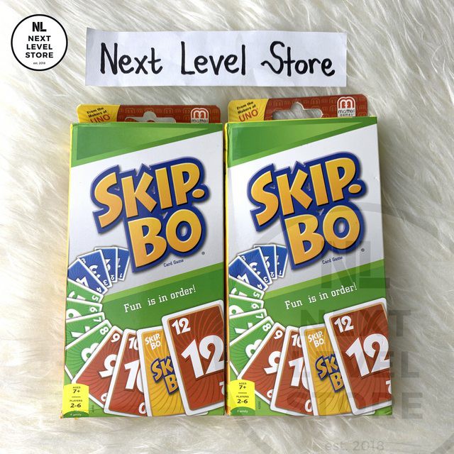 Card Game SKIPBO SKIP BO Mattel UNO READY STOCK! NEW!