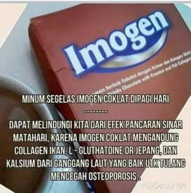 Imogen Cokelat kulit Imogen coklat isi 30 sachet terbaru / sudah bpom / penambah berat badan