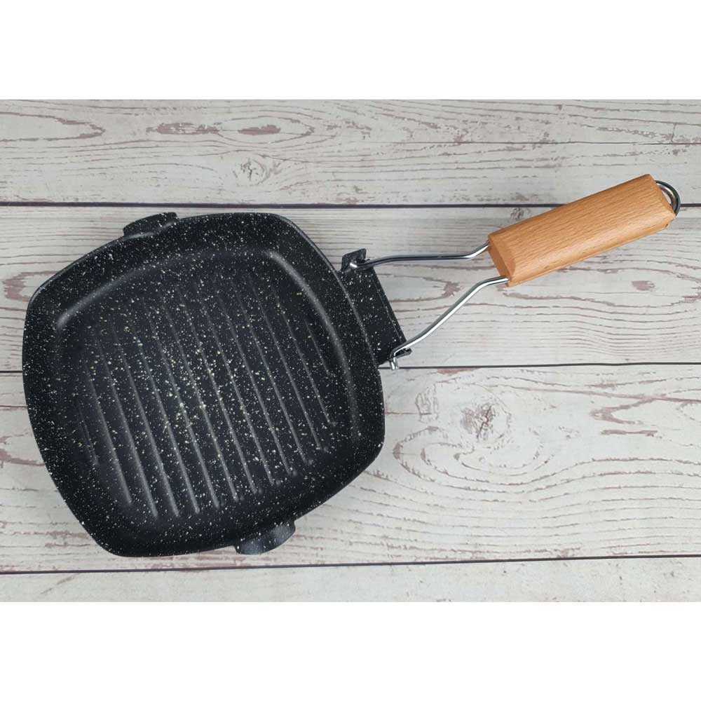 Panci Masak Grid Nonstick Grill Frying Pan 20cm