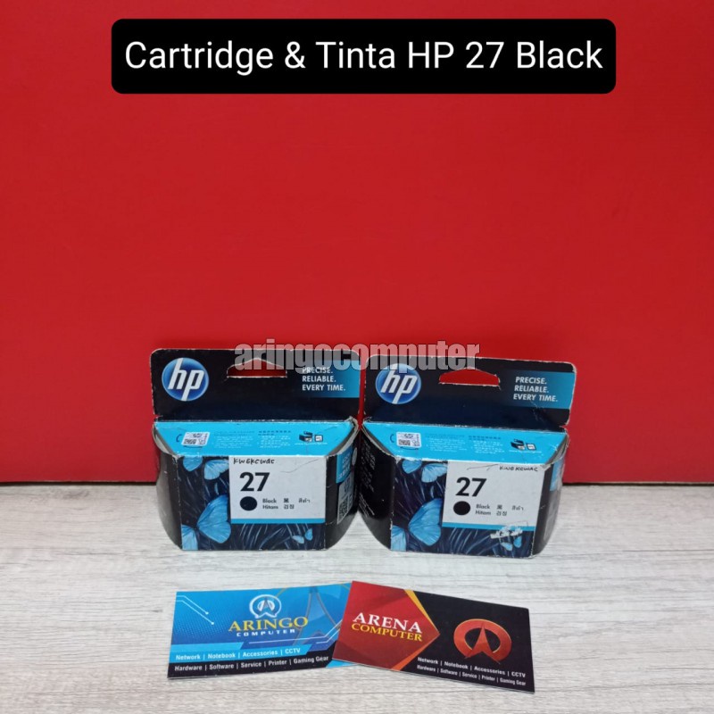 Cartridge &amp; Tinta HP 27 Black