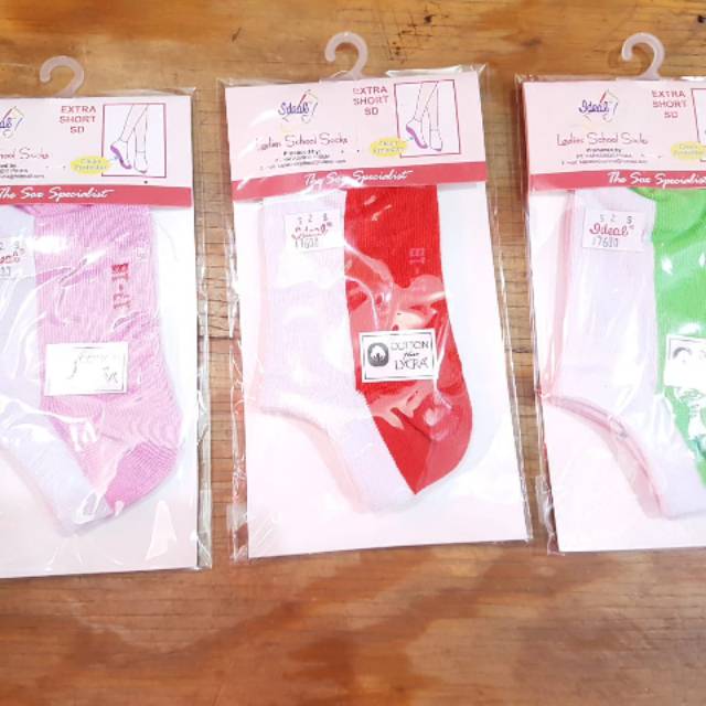 Kaos Kaki Pendek Ideal Cewek 17-18 Cm S1