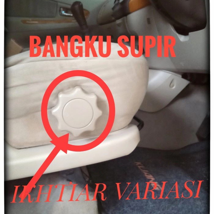 Handle Jok Stelan Jok supir Putaran jok depan Mobil Toyota Innova