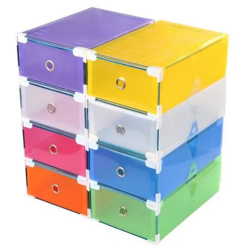 Best Promo Box Serbaguna / Box Sepatu (Bahan lebih tebal,8 clip di tiap sudut, Baru