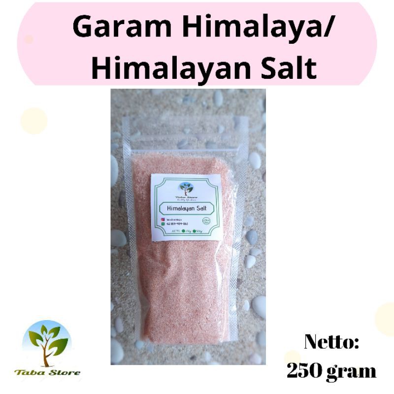 

Himalayan Salt 250 gram/ Pink Salt/ Garam Himalaya