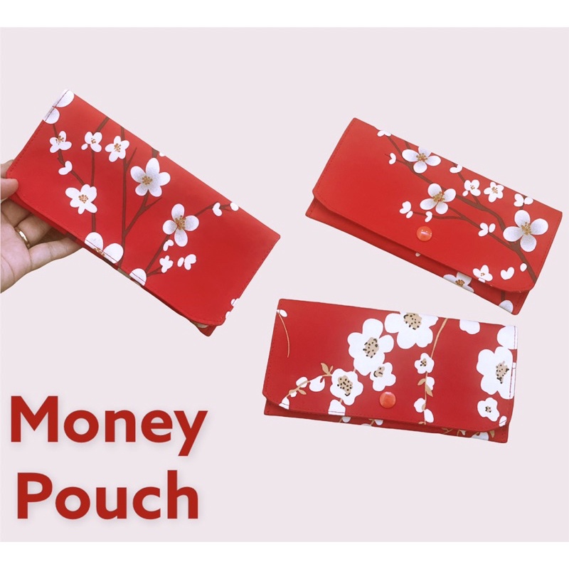 Fawn’G Handmade - MONEY POUCH Motif Bunga sakura / Angpau Handmade